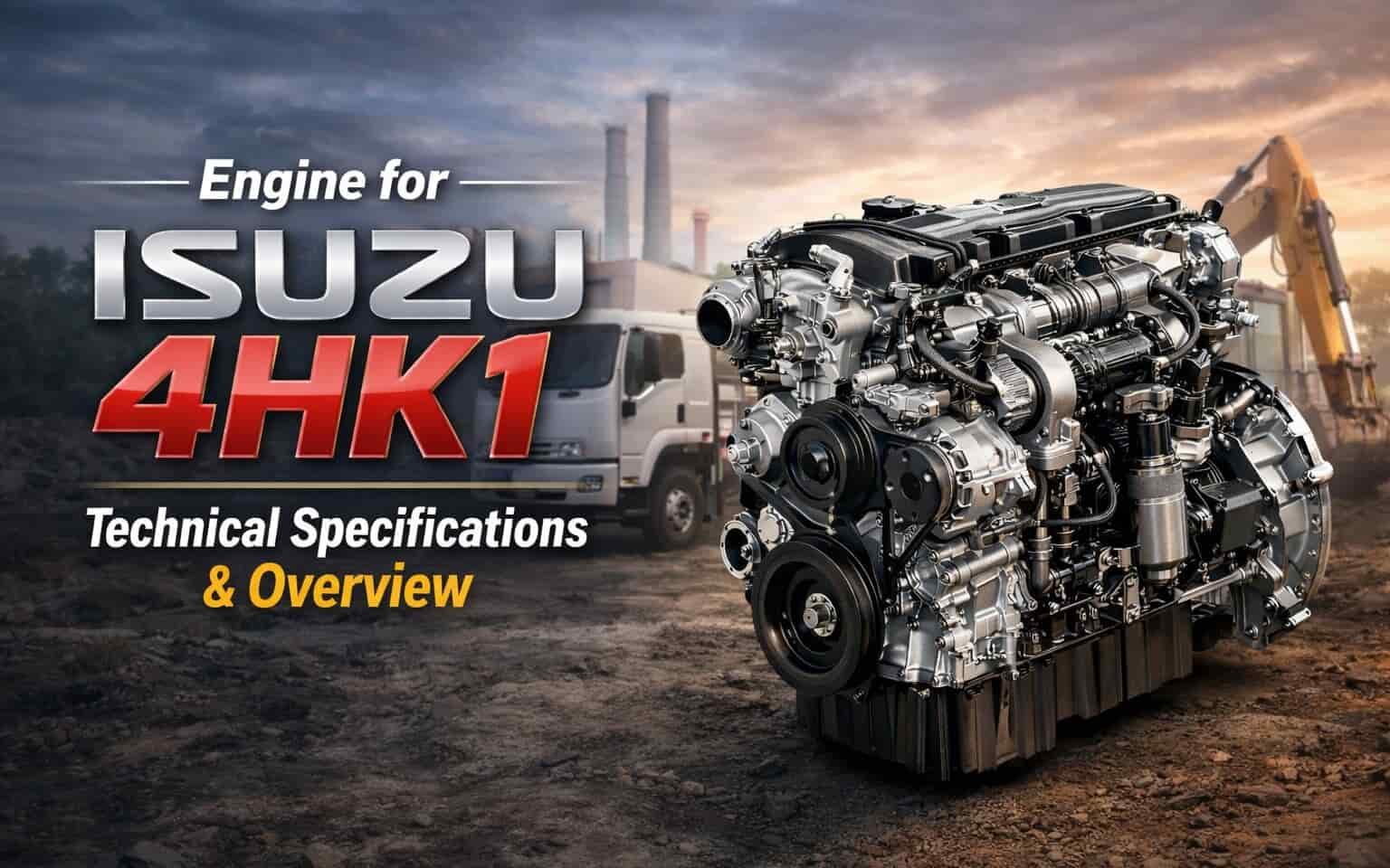 Engine for Isuzu 4HK1