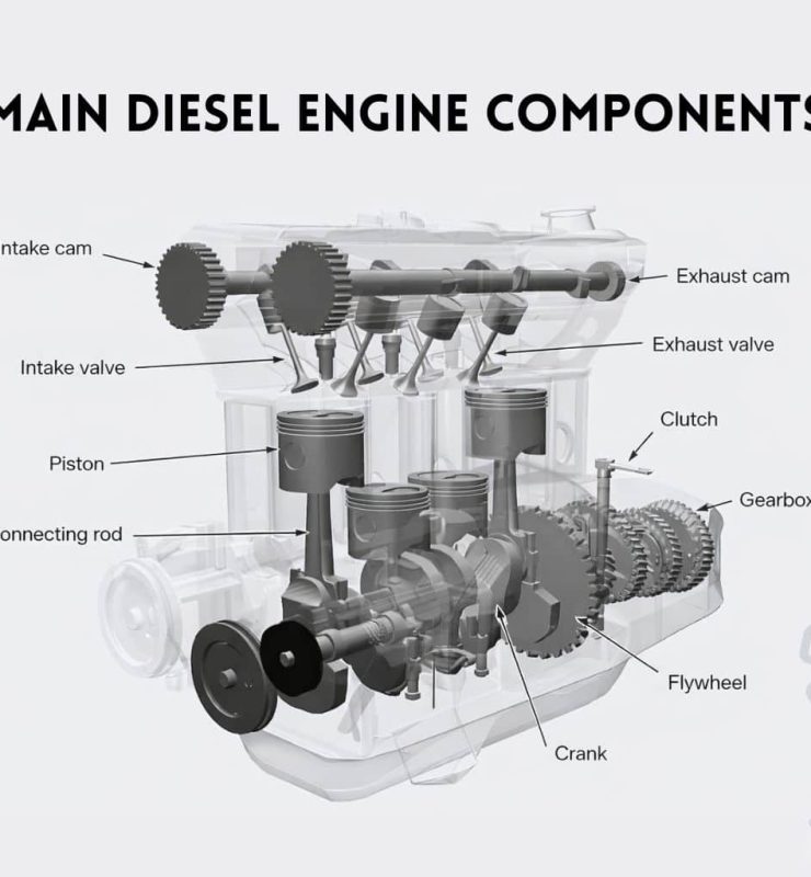 Main Diesel Engine Components