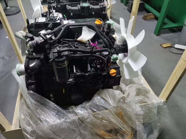 Yanmar diesel engine 4TNV98 is used in excavators and lawn mowers.