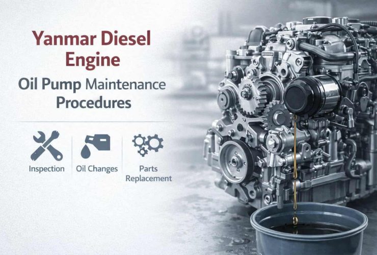 Yanmar Diesel Engine Oil Pump Maintenance