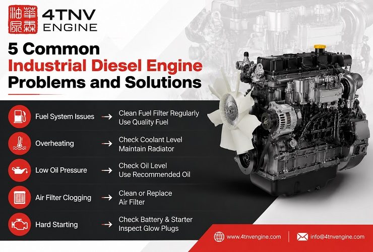 5 Common Industrial Diesel Engine Problems and Solutions