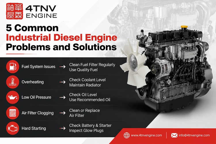5 Common Industrial Diesel Engine Problems and Solutions
