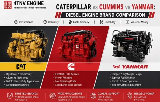 Caterpillar vs Cummins vs Yanmar Diesel Engine Comparison