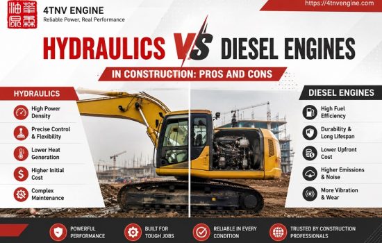 Hydraulics vs Diesel Engines in Construction