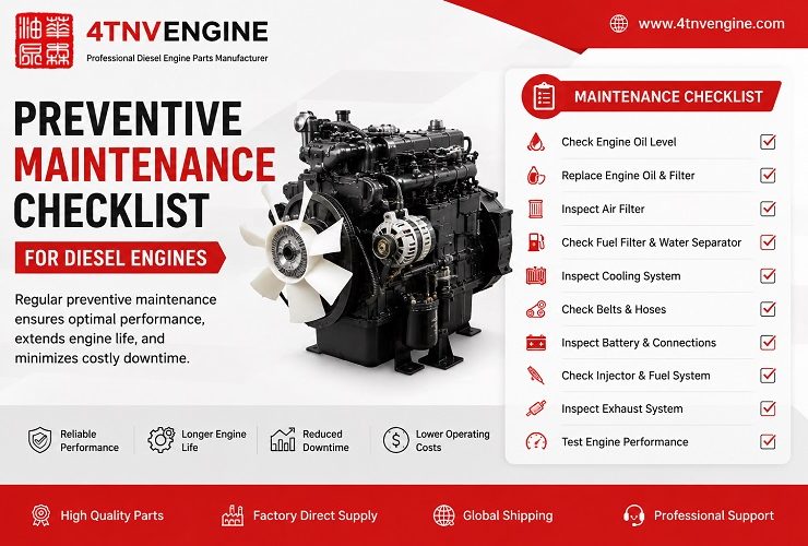 Preventive Maintenance Checklist for Diesel Engines