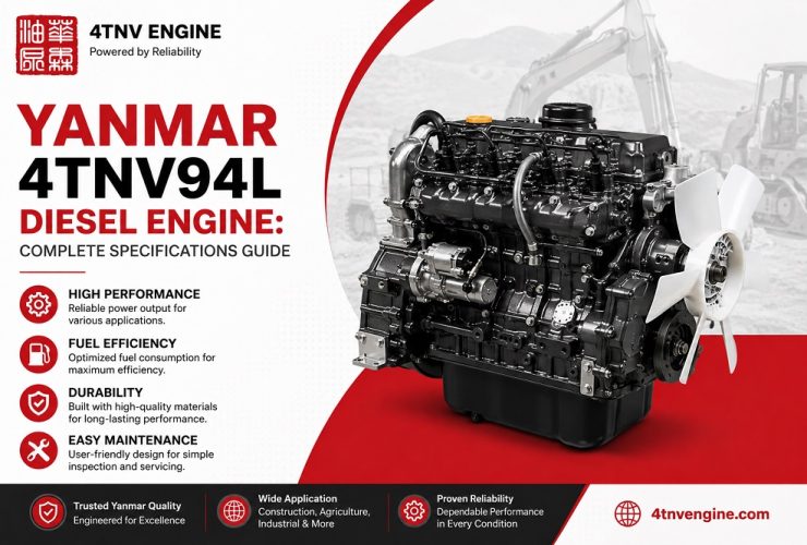 Yanmar 4TNV94L Diesel Engine