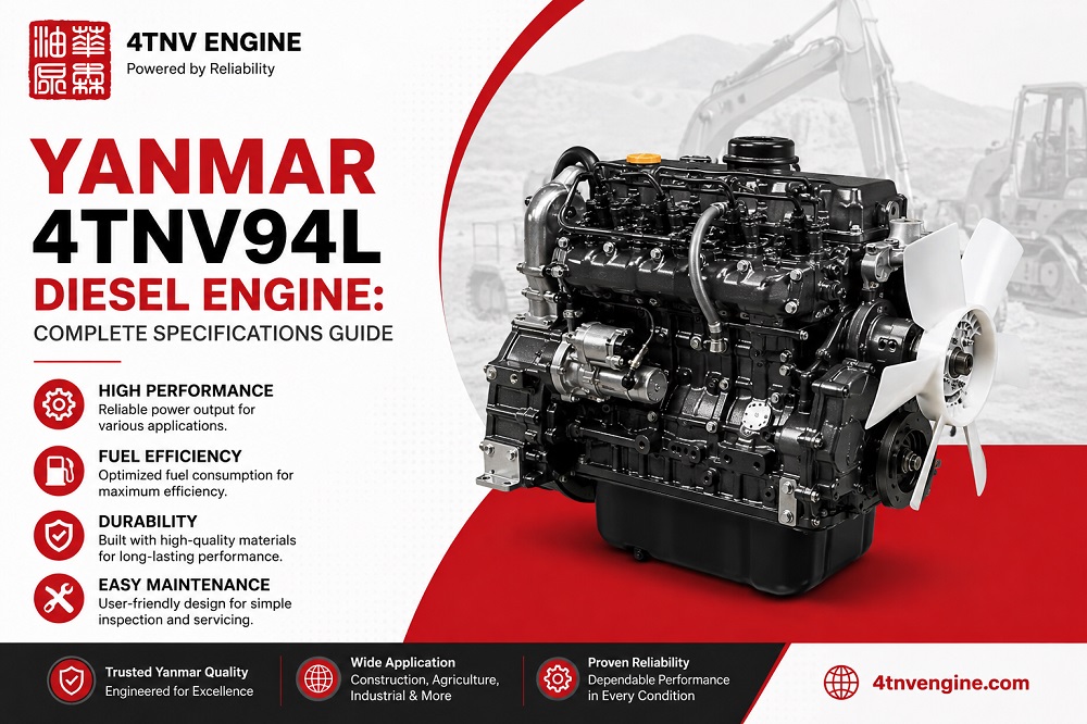 Yanmar 4TNV94L Diesel Engine