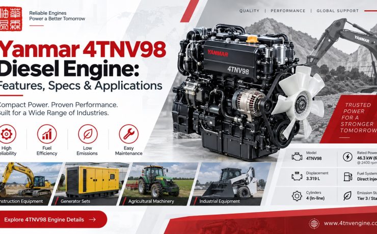 Yanmar 4TNV98 Diesel Engine