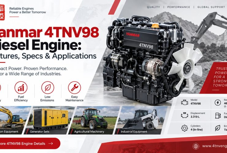 Yanmar 4TNV98 Diesel Engine